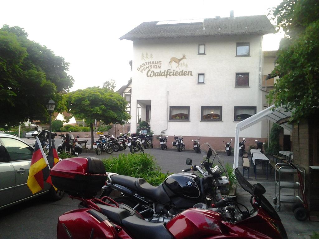 Hotel Landgasthof Waldfrieden Wildensee Exterior foto